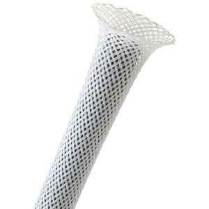 Techflex 1/4" Expandable Sleeving 25 ft. White
